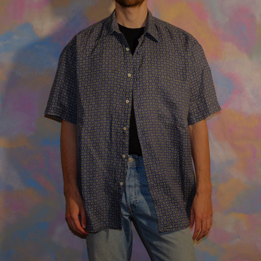 fredo espresso sketo pliz blue shirt