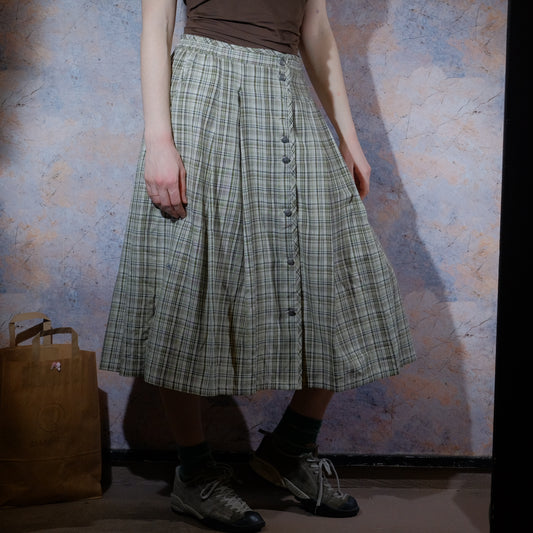 treat all animals the same checked skirt
