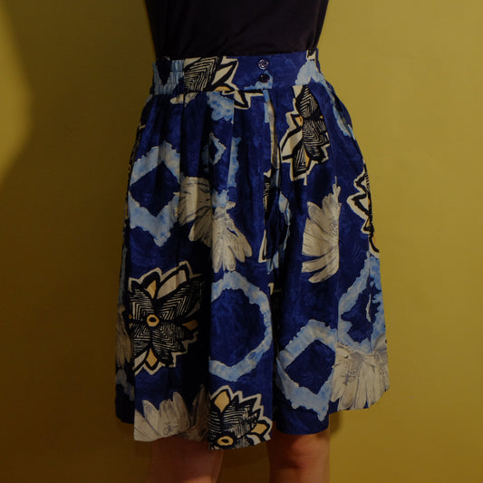 immersive beauty blue shorts