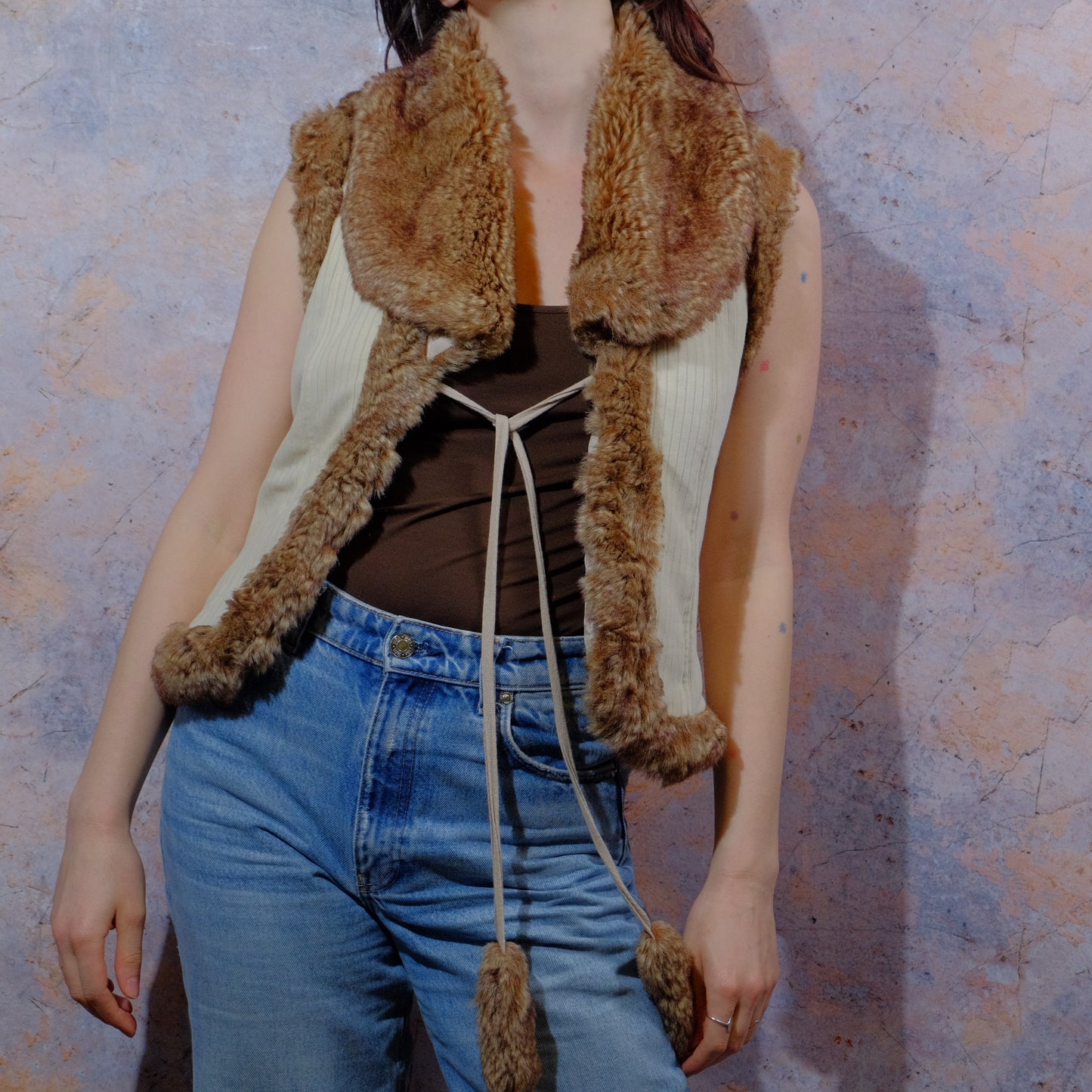 katy perry's roar on my mind y2k sleeveless jacket