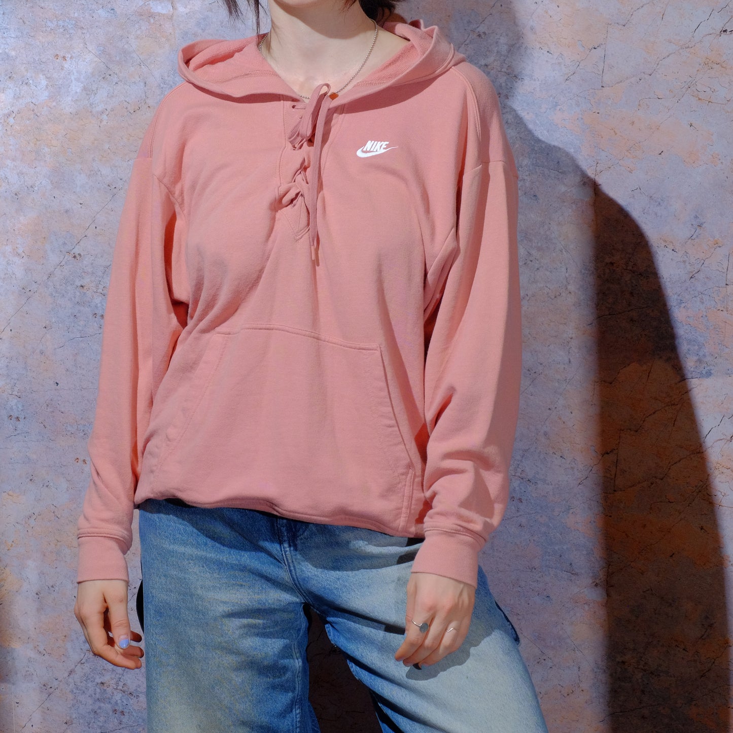 i'm just a girl pink nike sweater