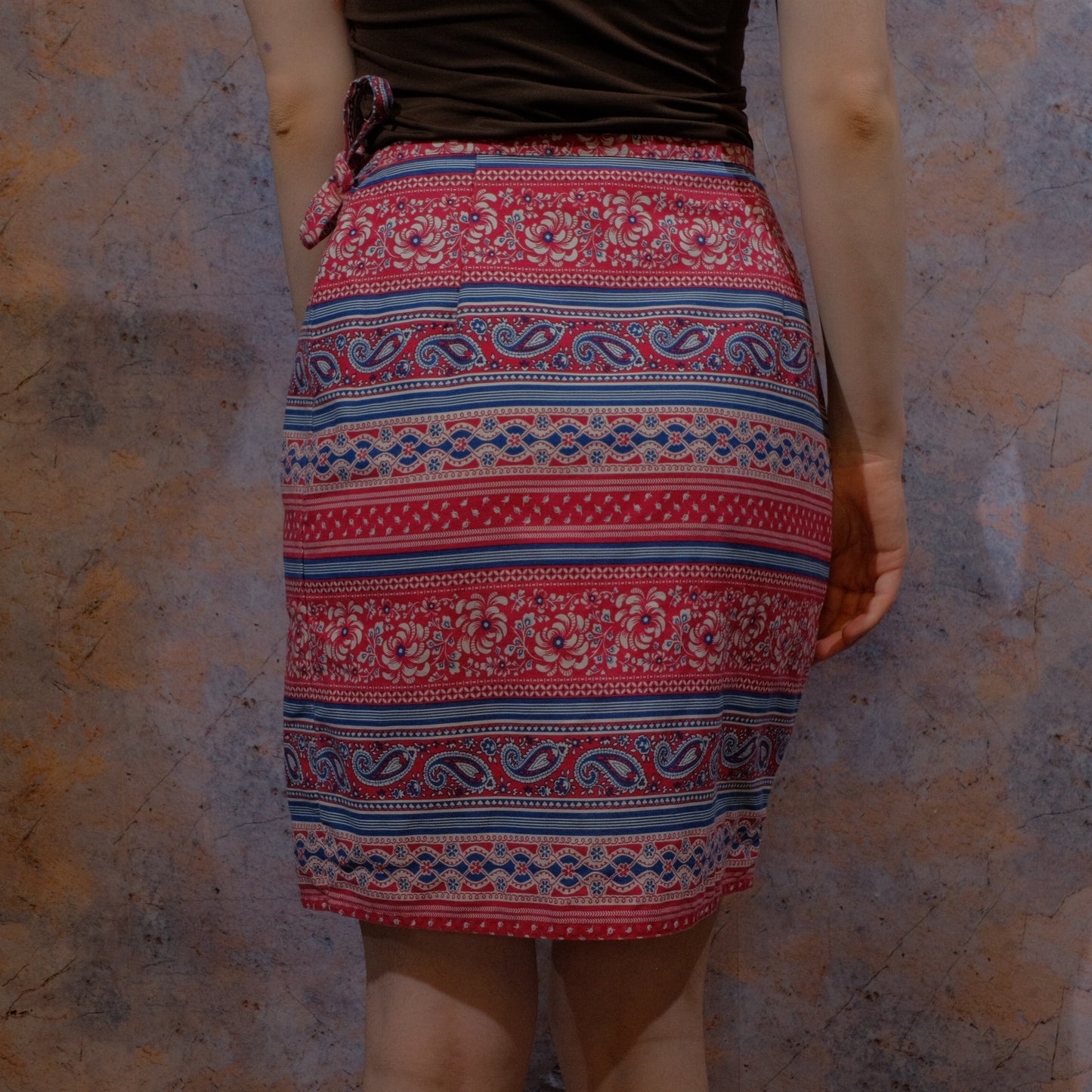 temple run was the best game of all red wrapped skirt
