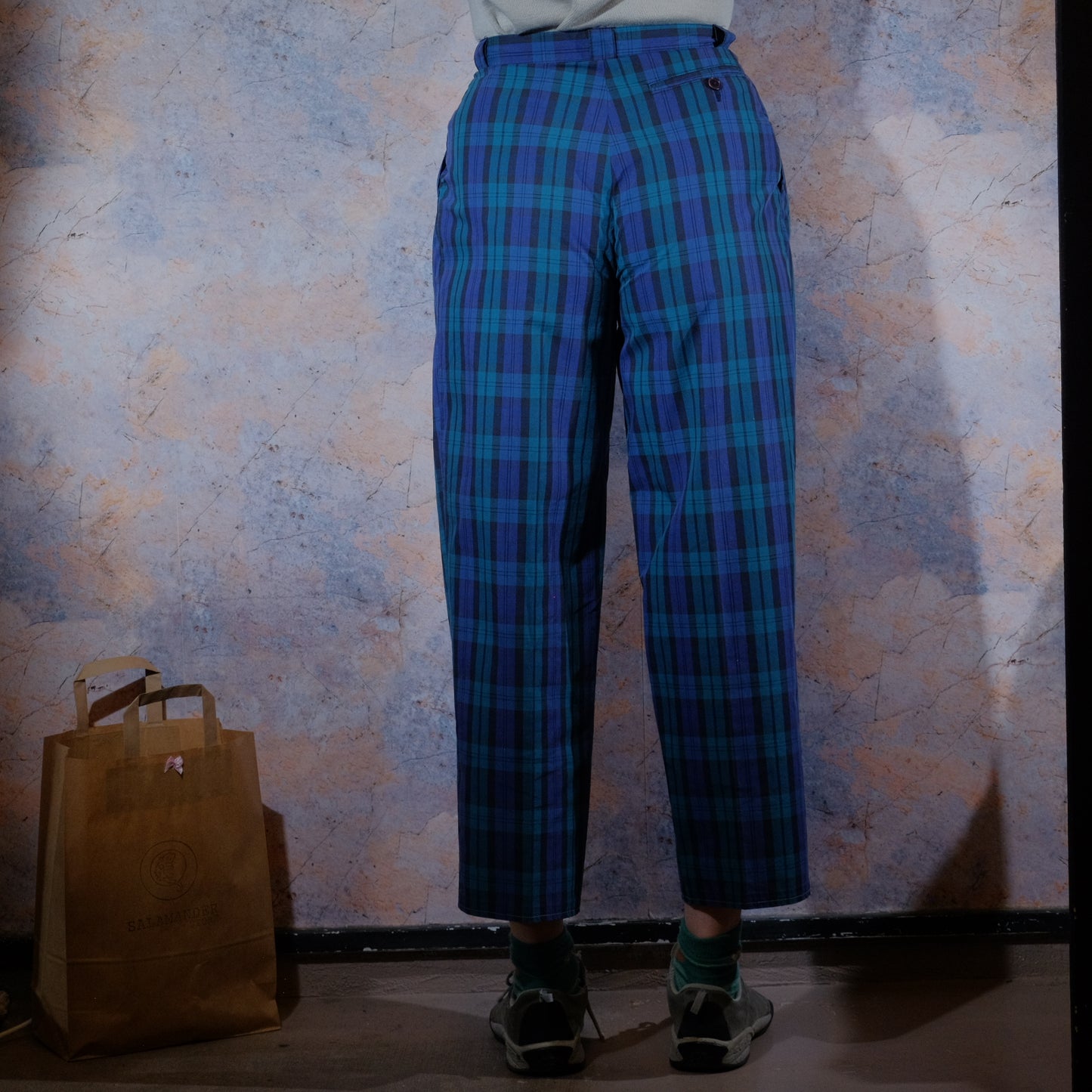 and so it came to pass checked pants
