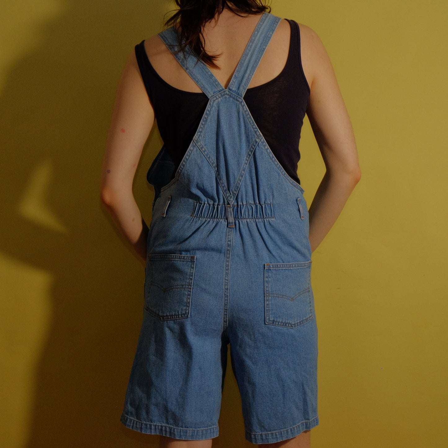 heat waves and whales denim dungarees