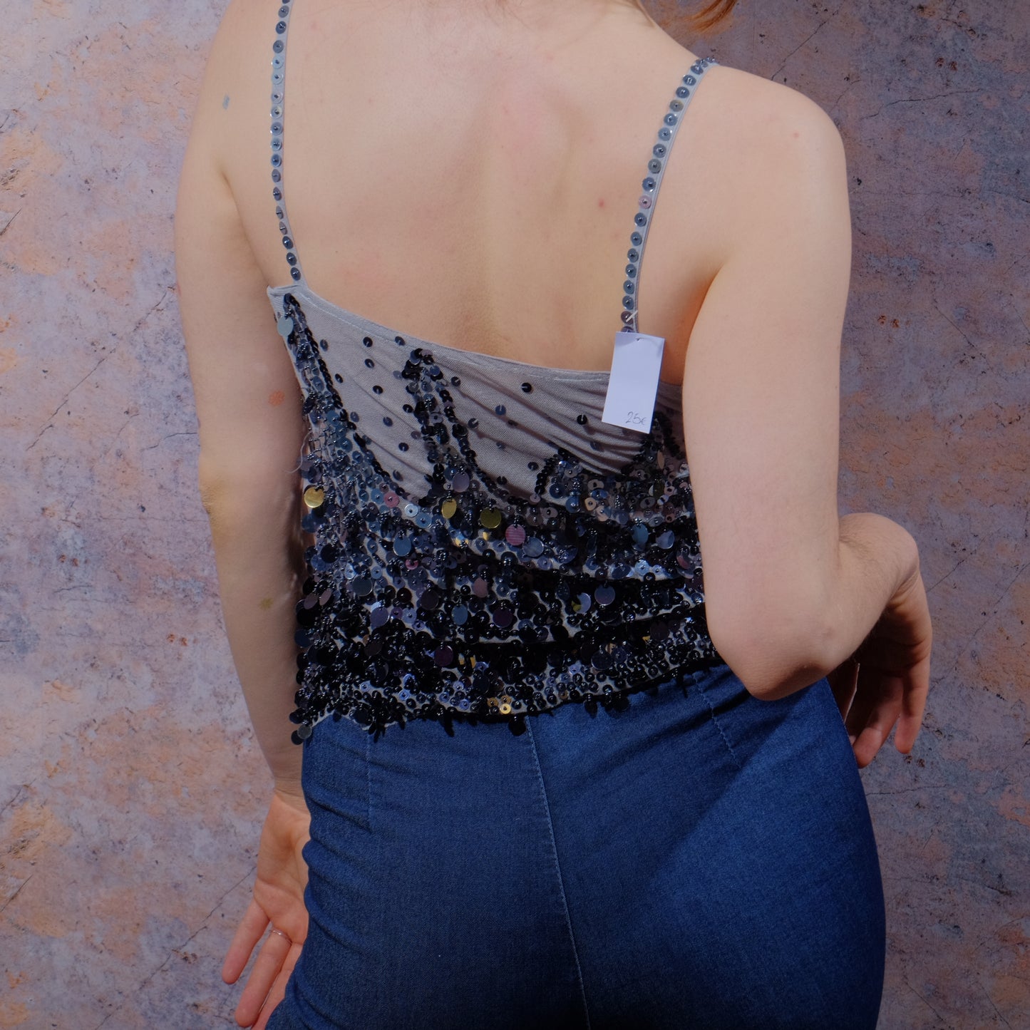 modern disney princess gray top