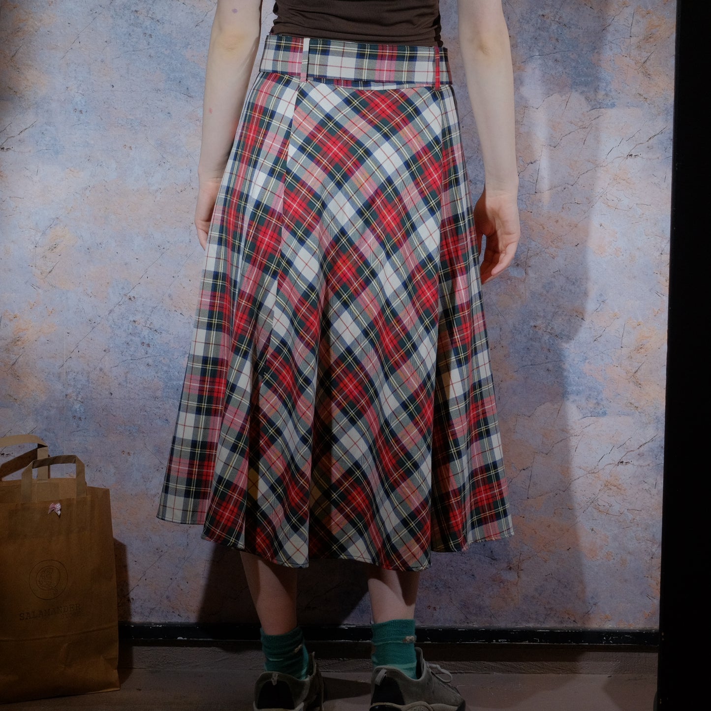 we can change things checked skirt