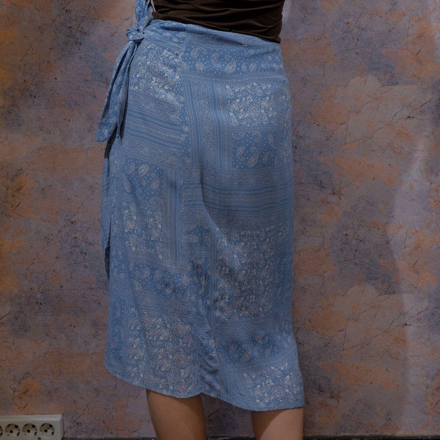 playing in the sand wrapped skirt