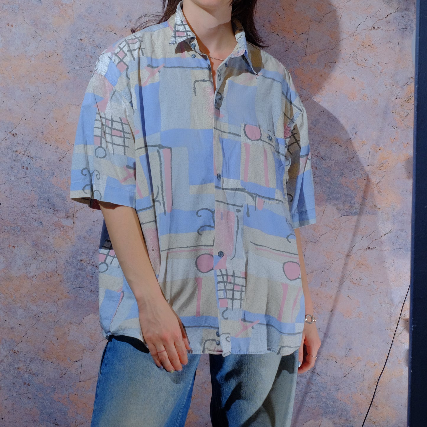 missing summer patterned shirt