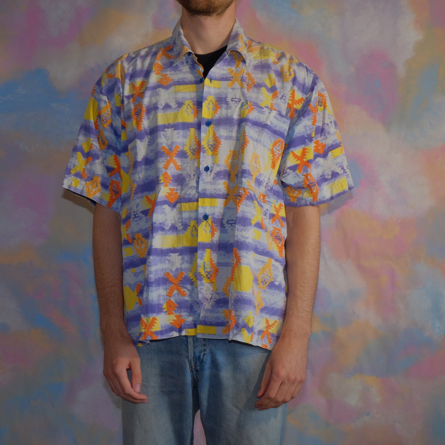 extreme sports on the beach colorful shirt