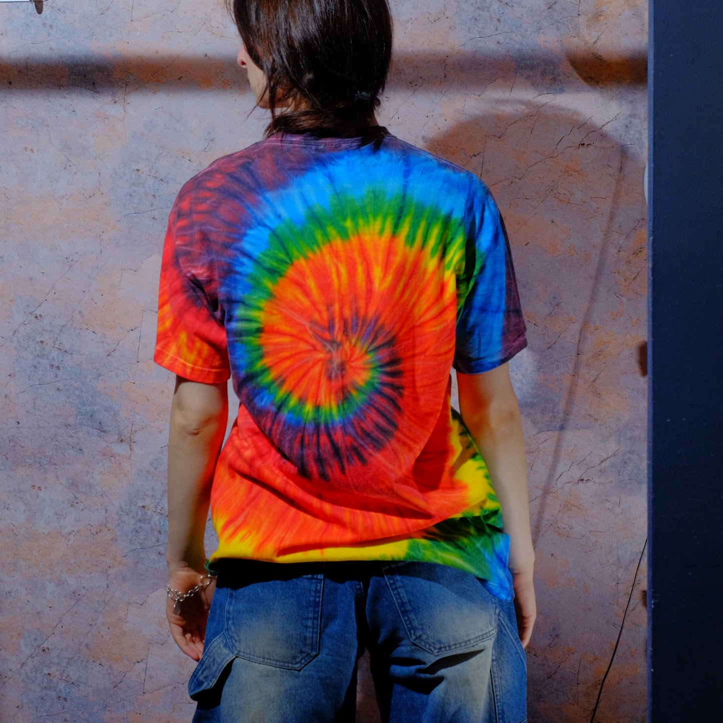 jazz tie-dye multicolored t-shirt