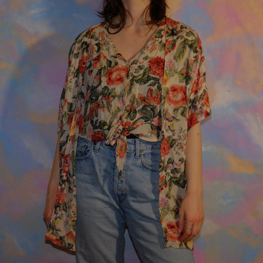 you have a beautiful smile floral shirt