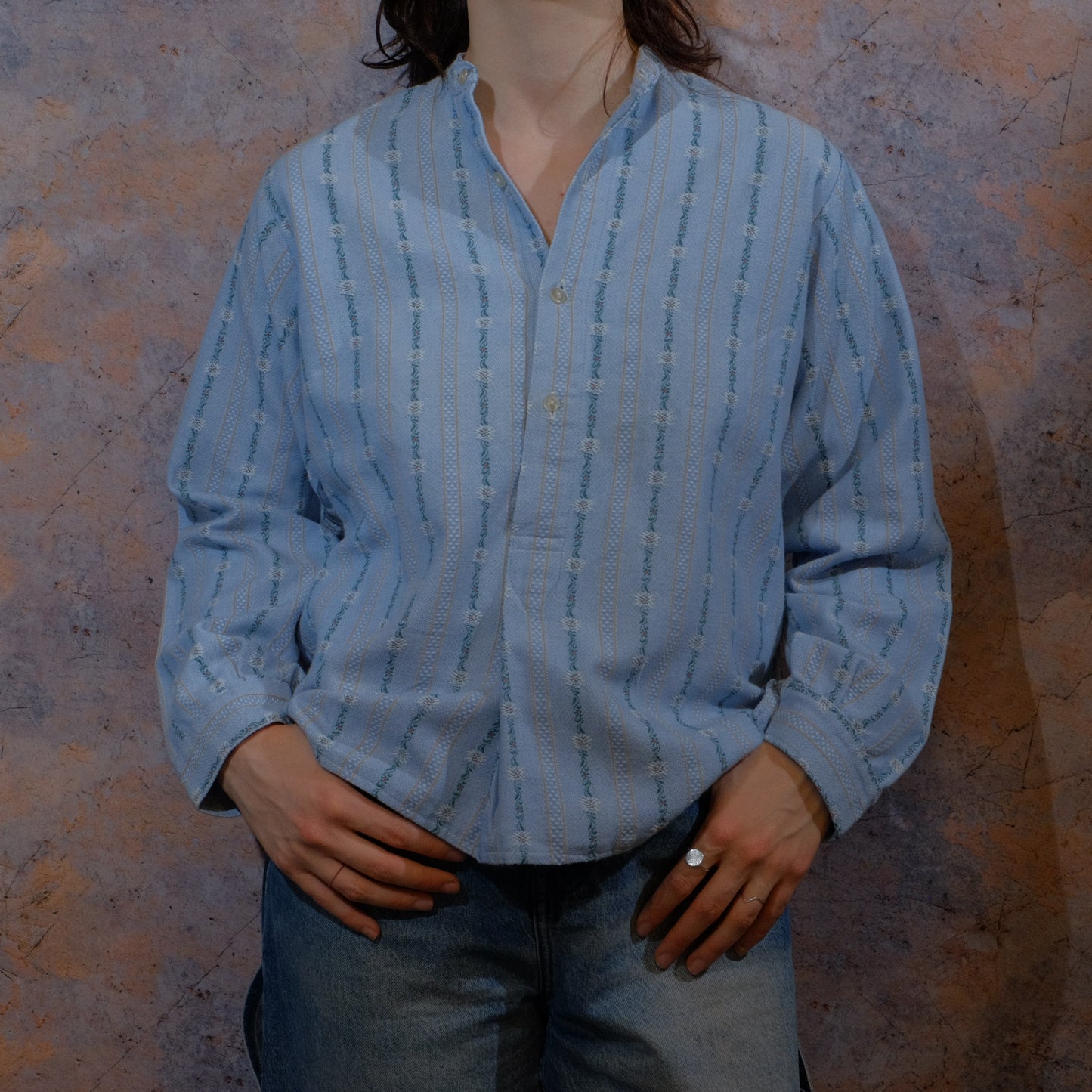 you look like you just woke up blue shirt