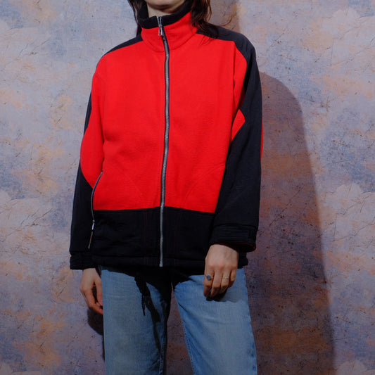 is there anything else I can do for you today? red fleece jacket