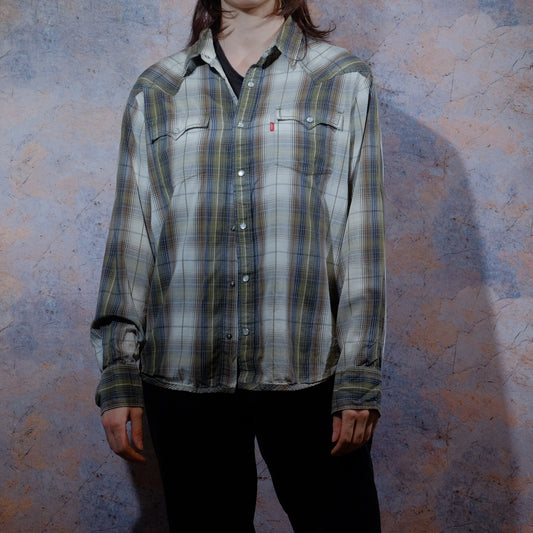 levis checked shirt