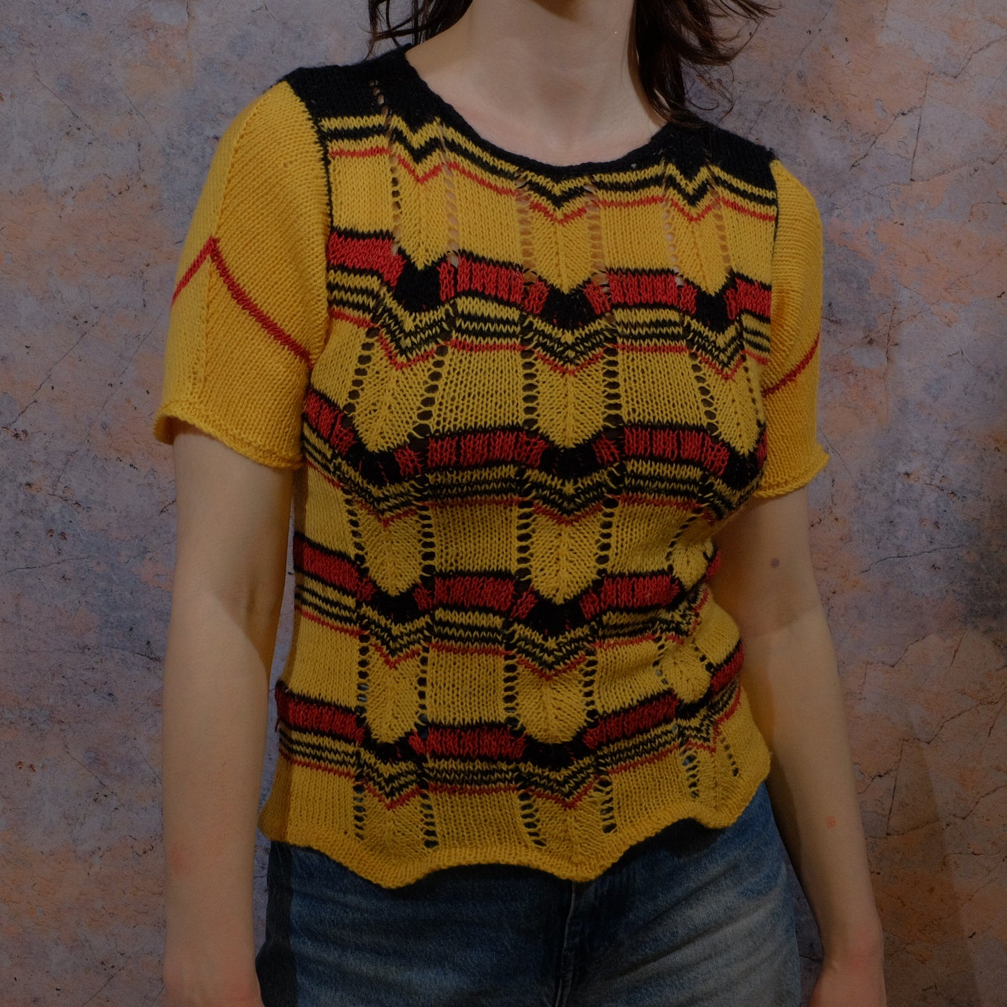 you could have my oatmilk cappuccino if you want yellow pullover