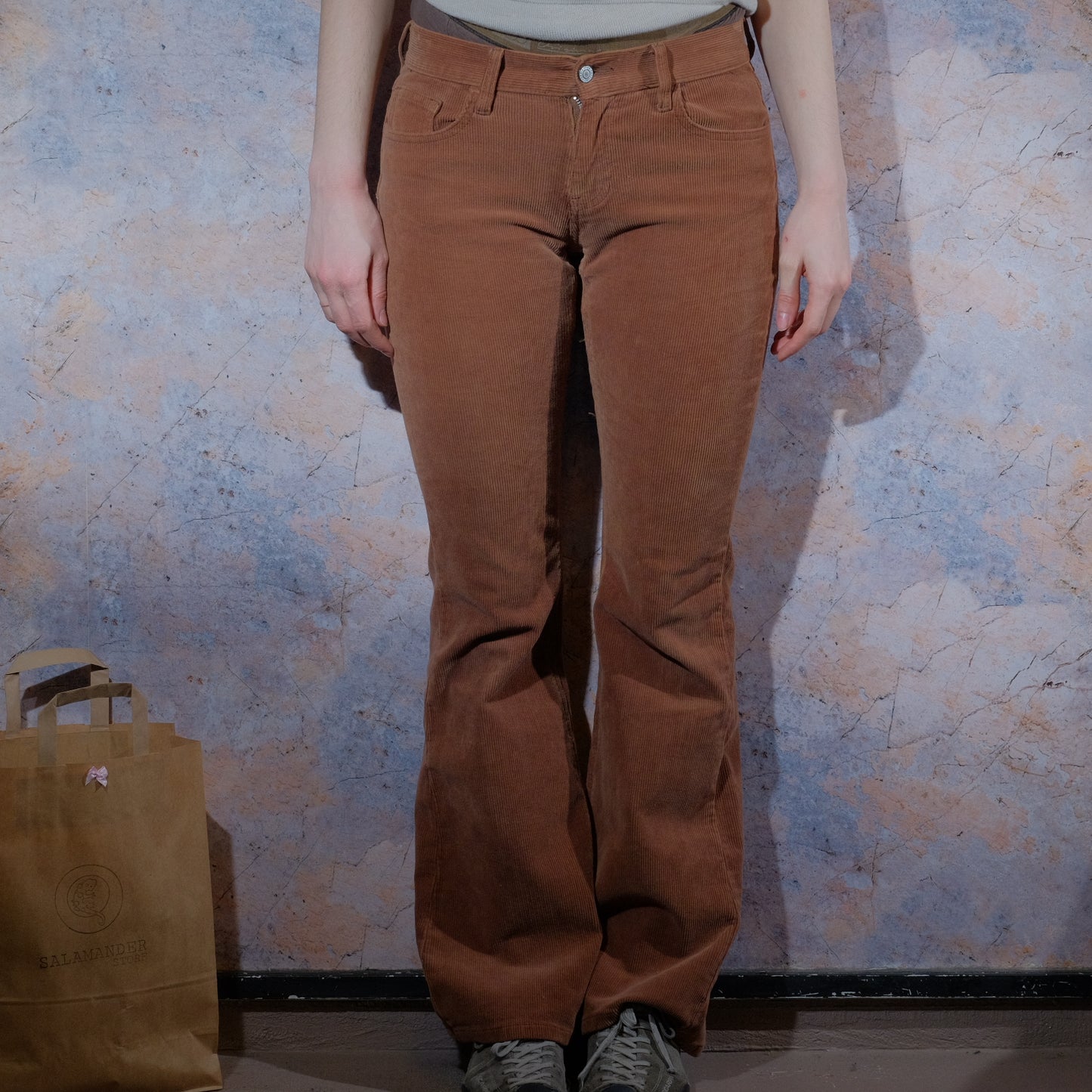 watching nickelodeon as kid brown corduroy pants