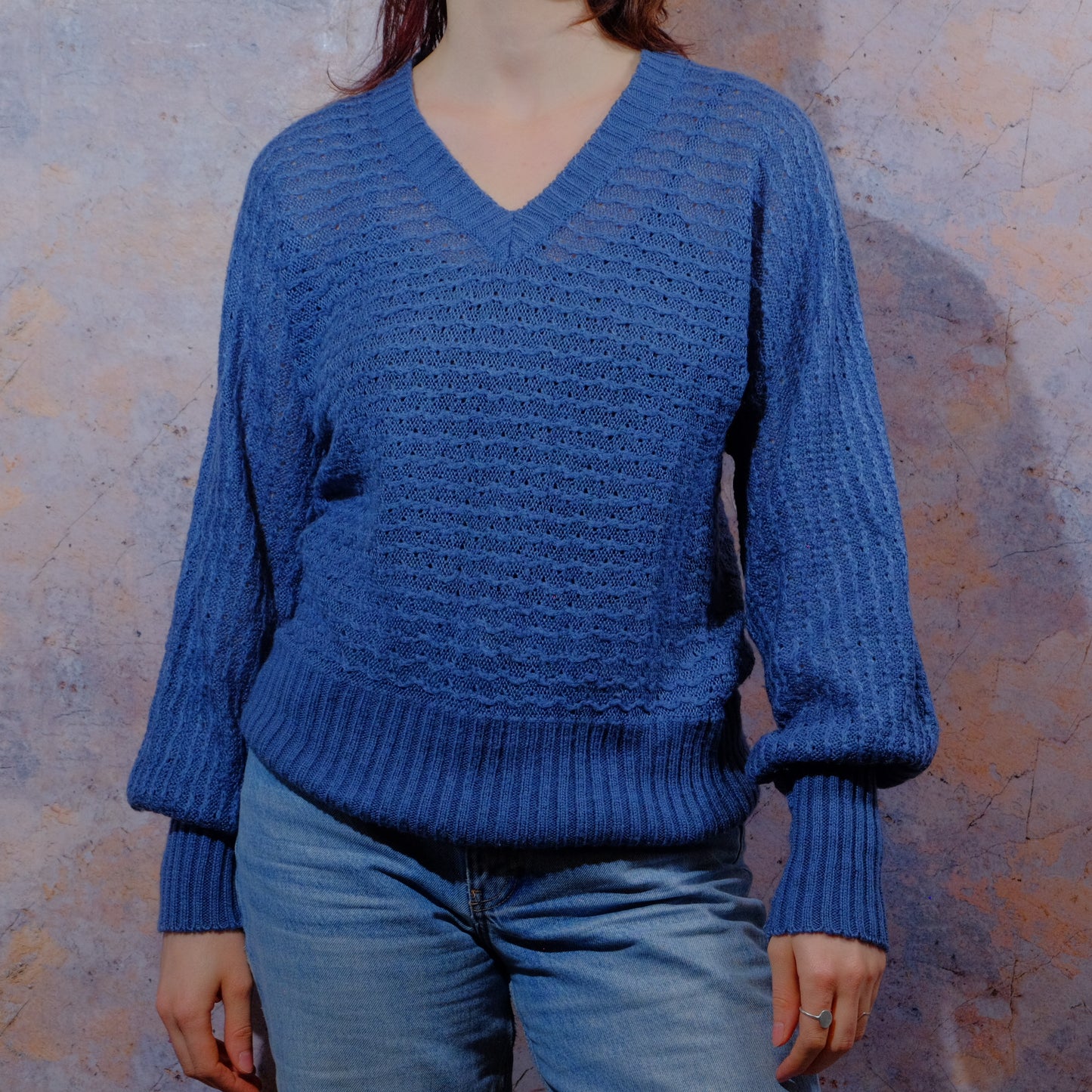 sometimes the answer is very obvious blue pullover